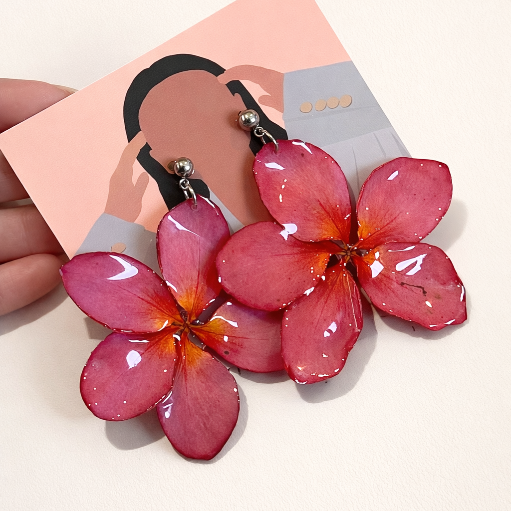 Hawai Pink Earrings