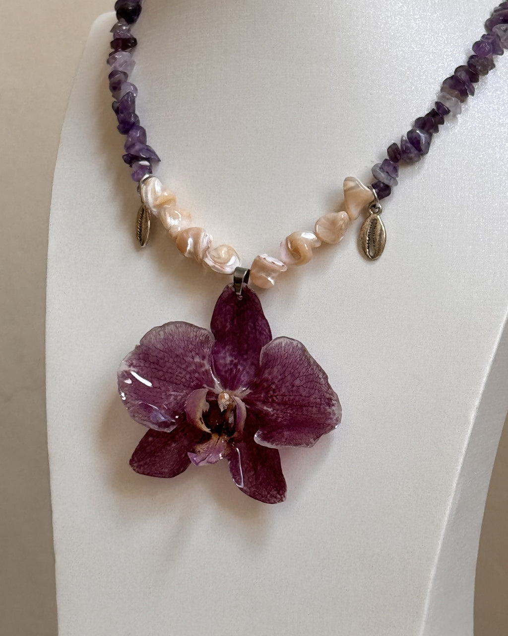 Purple Orchid Collar